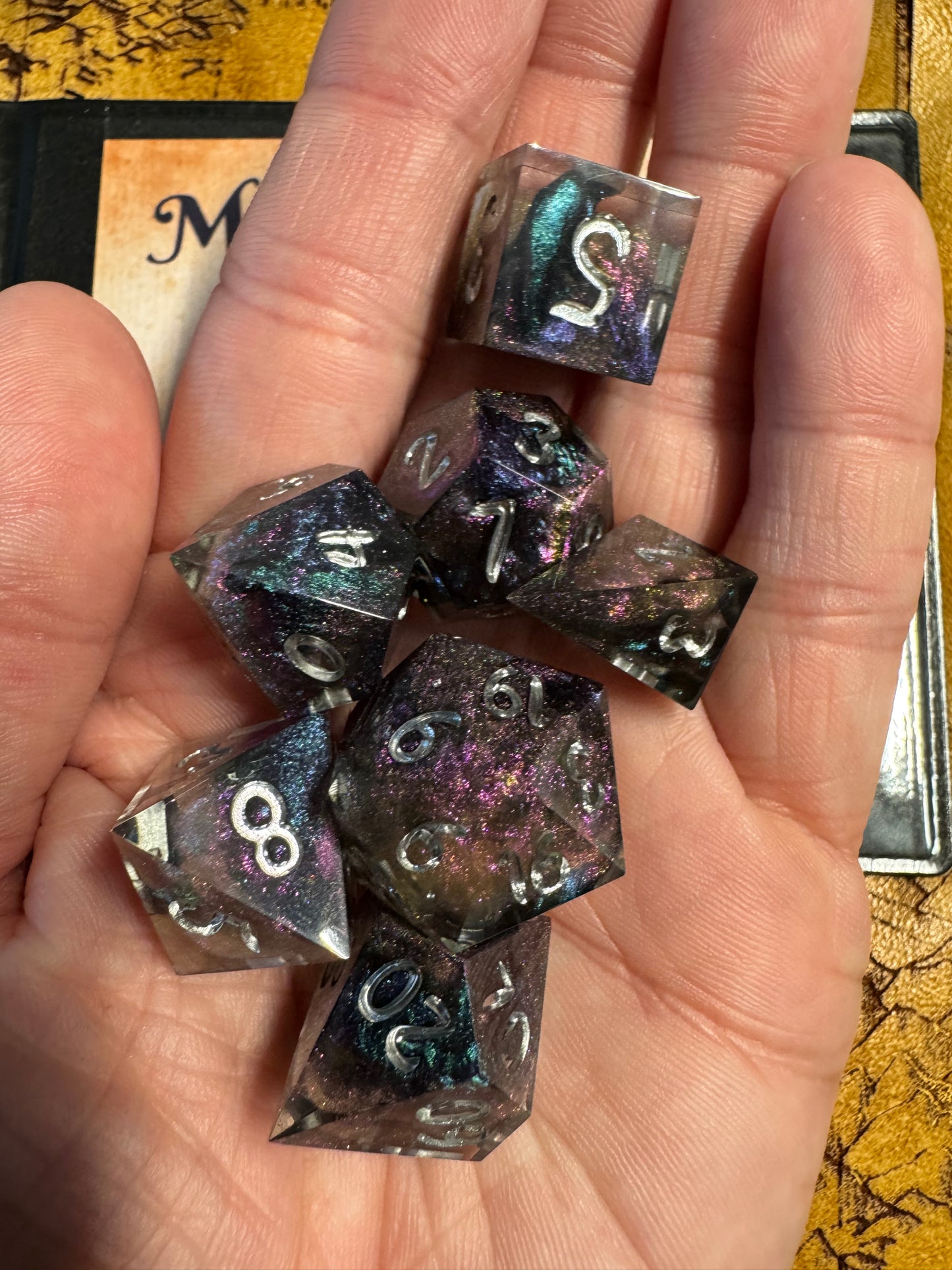 Cosmic Depths - Standard Set - Fine Art Dice