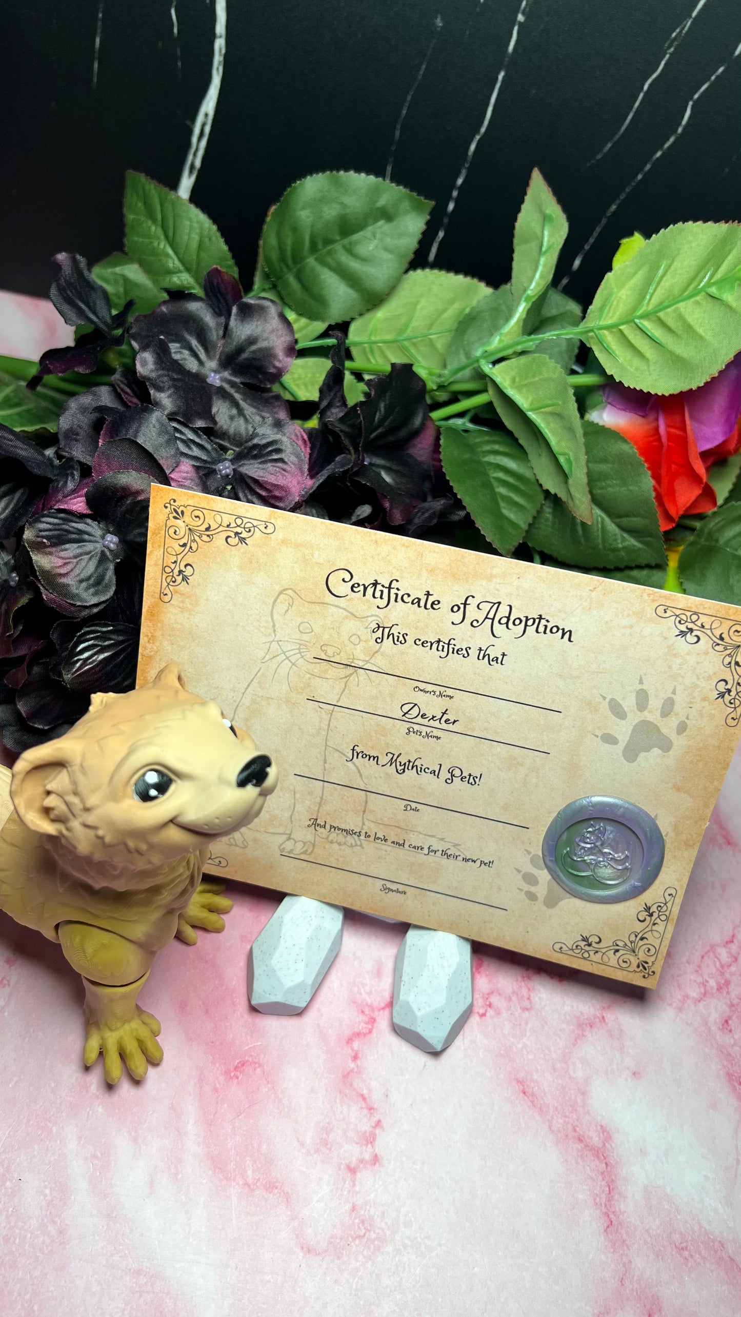 Dexter - The Playful Ferret - Mythical Pets