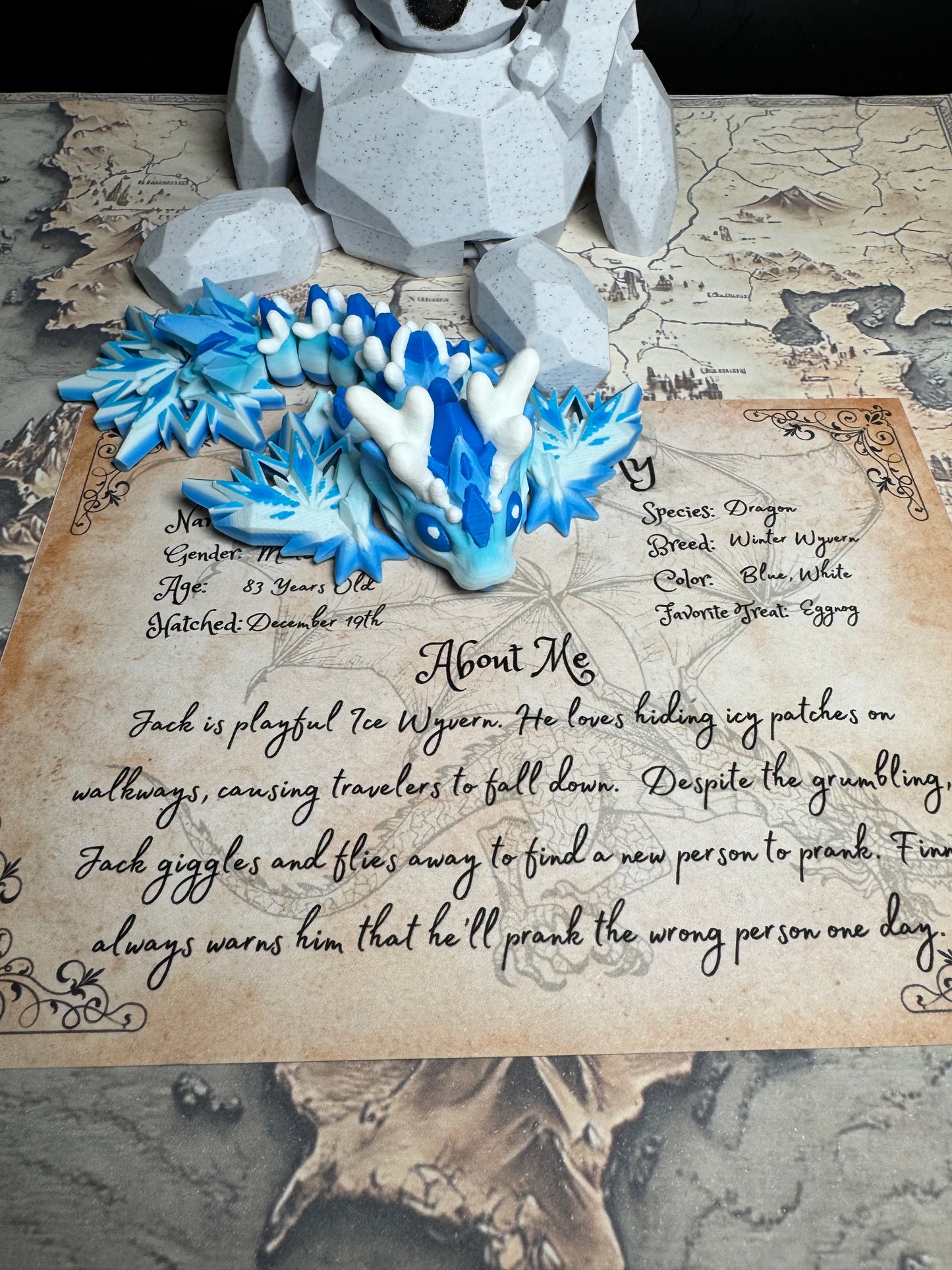 Jack - The Winter Dragon - Mythical Pets