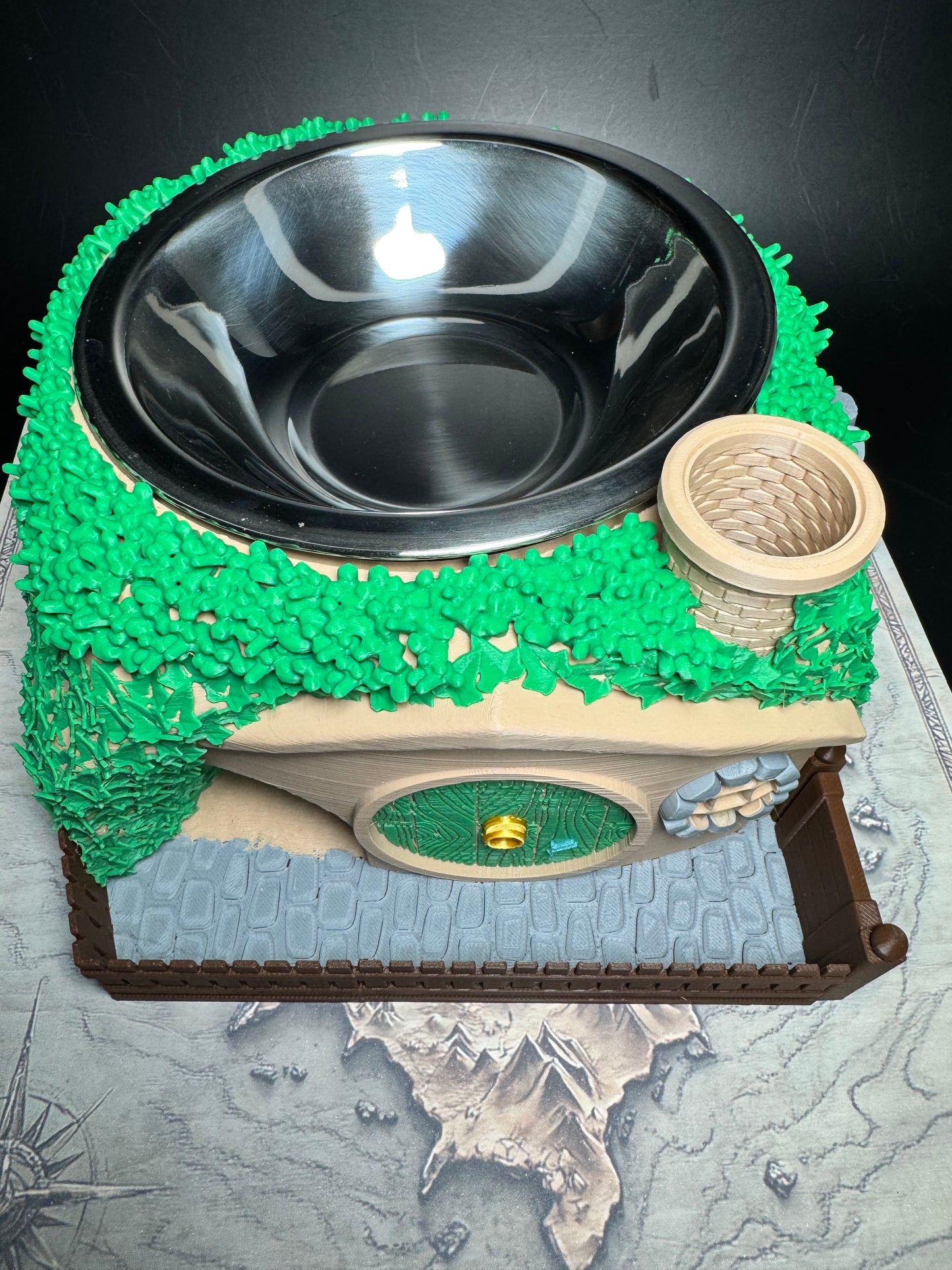 Cozy Shire - Roll and Refresh - Snack Bowl Dice Tower