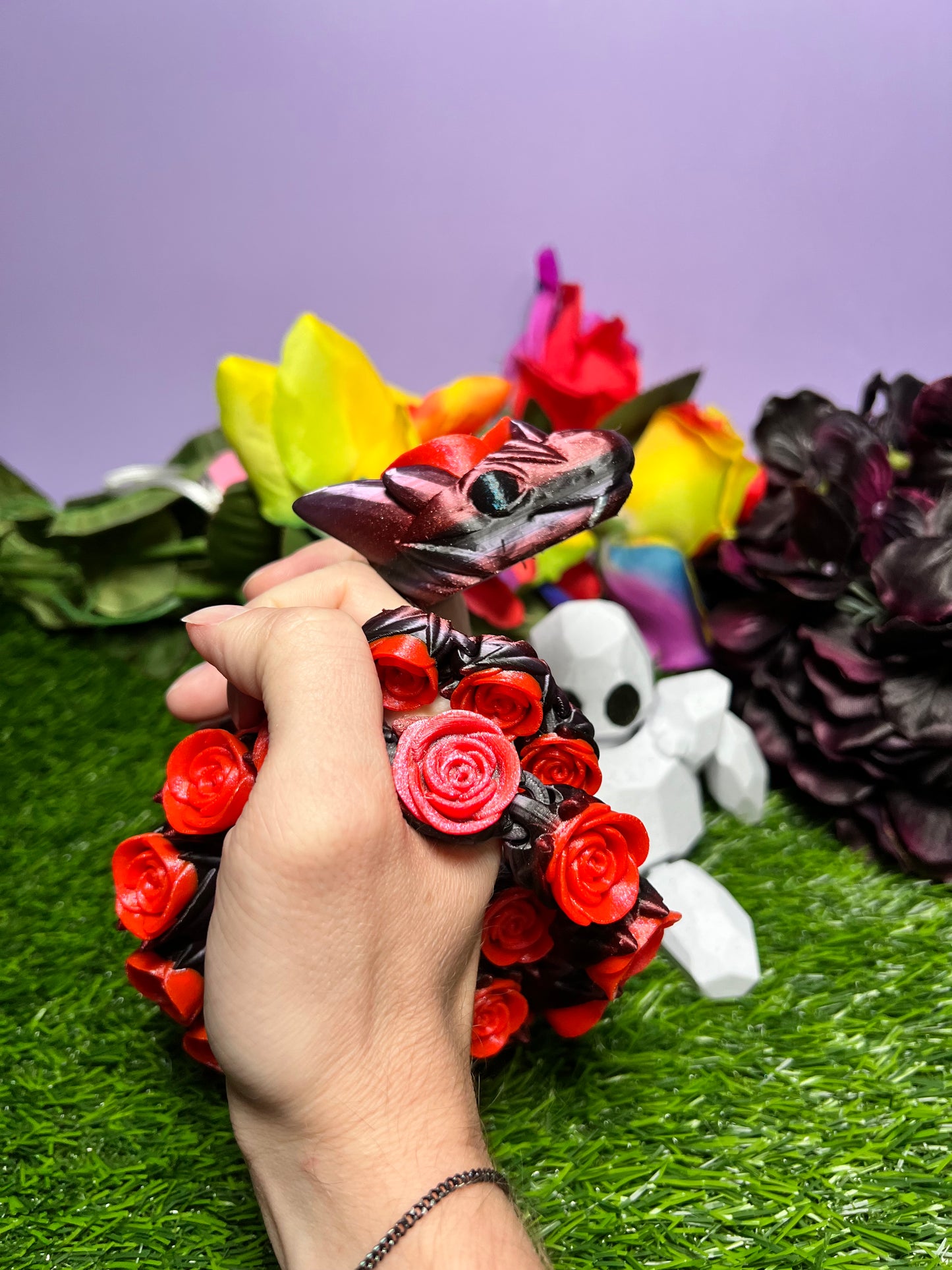 Diane - The Red Rose Snake - Mythical Pets
