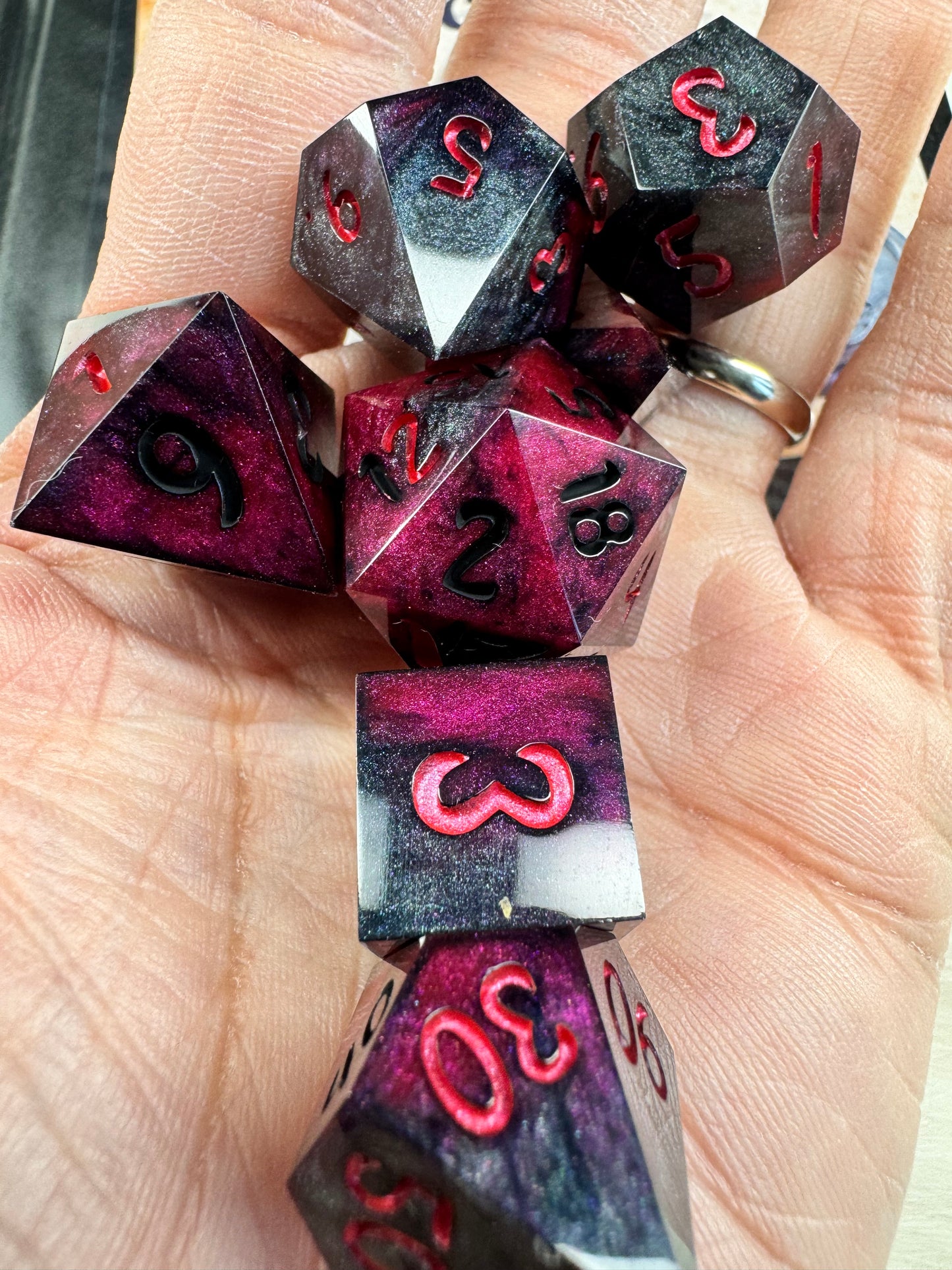 Rathalos - Standard Set - Fine Art Dice