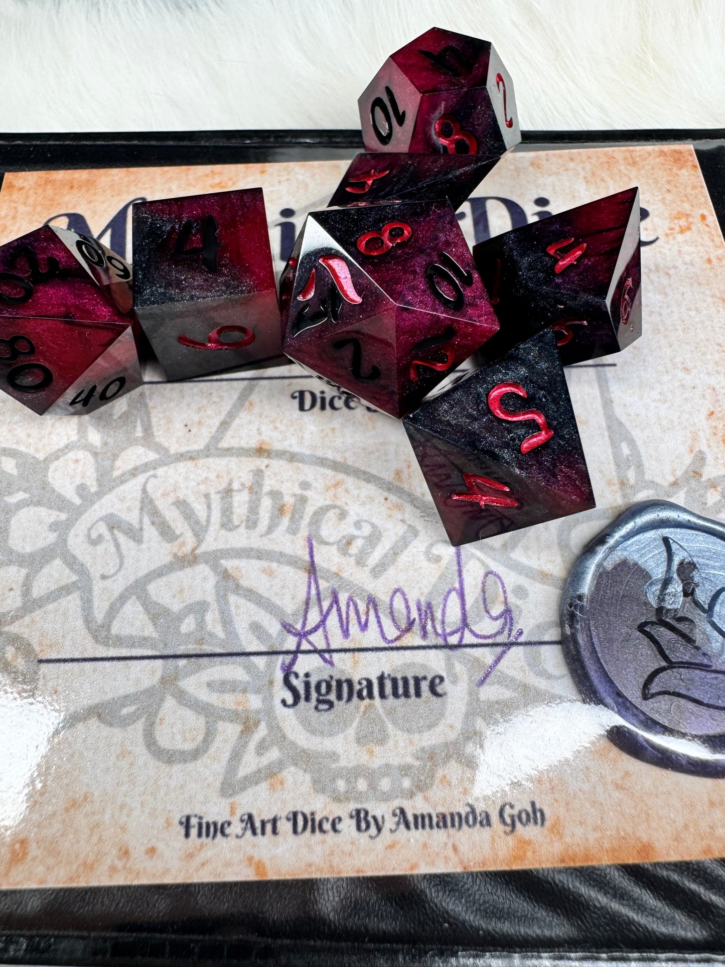 Rathalos - Standard Set - Fine Art Dice