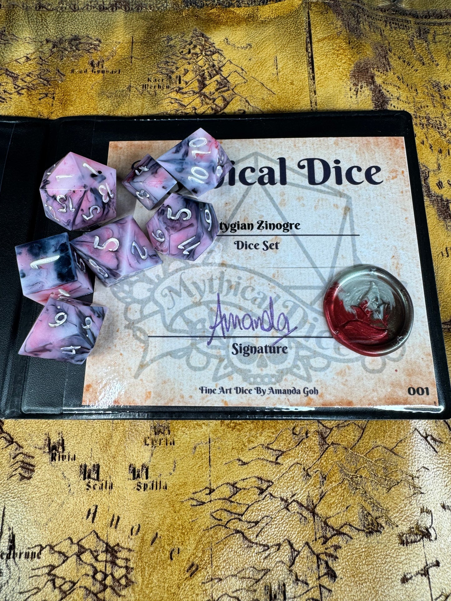 Stygian Zinogre - Standard Set - Fine Art Dice
