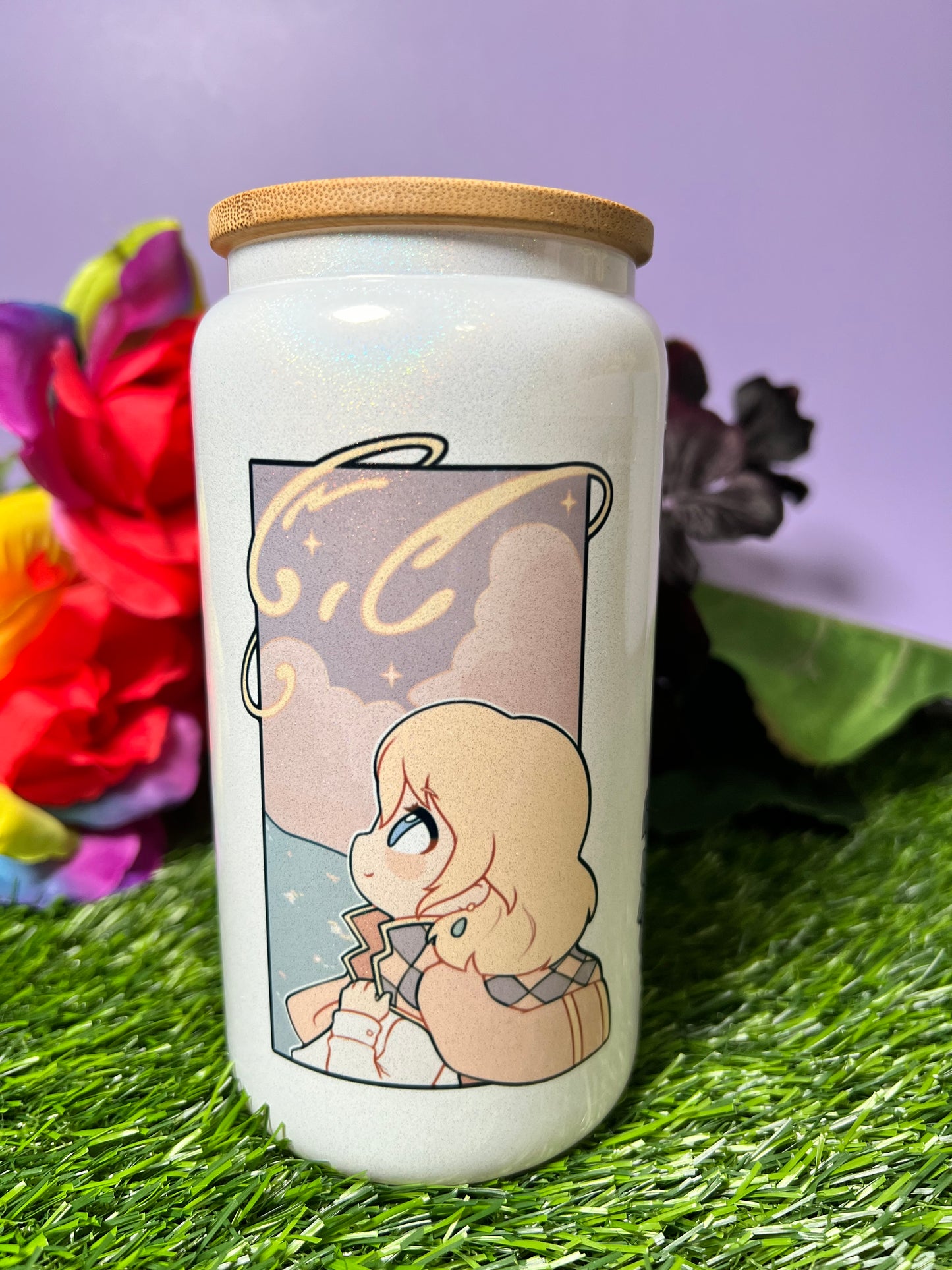 Ghibli Portraits C 16oz Can - Iridescent - Stainless Steel Sublimated