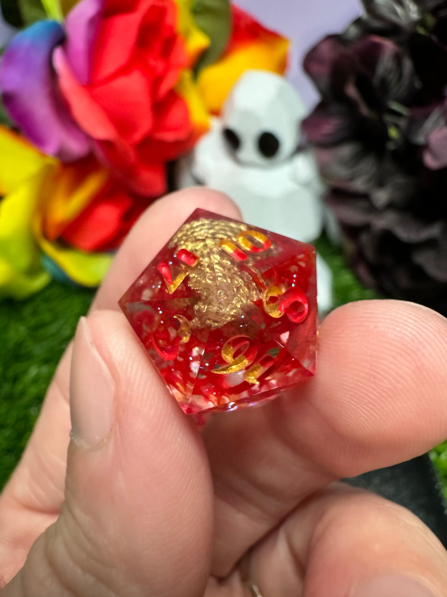 Sacrifice - Shard D4 - 7 Set Dice - Fine Art Dice