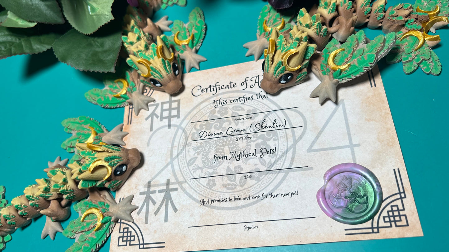 Divine Grove 神林 (Shénlín)- The Lunar New Year Dragon - Mythical Pets
