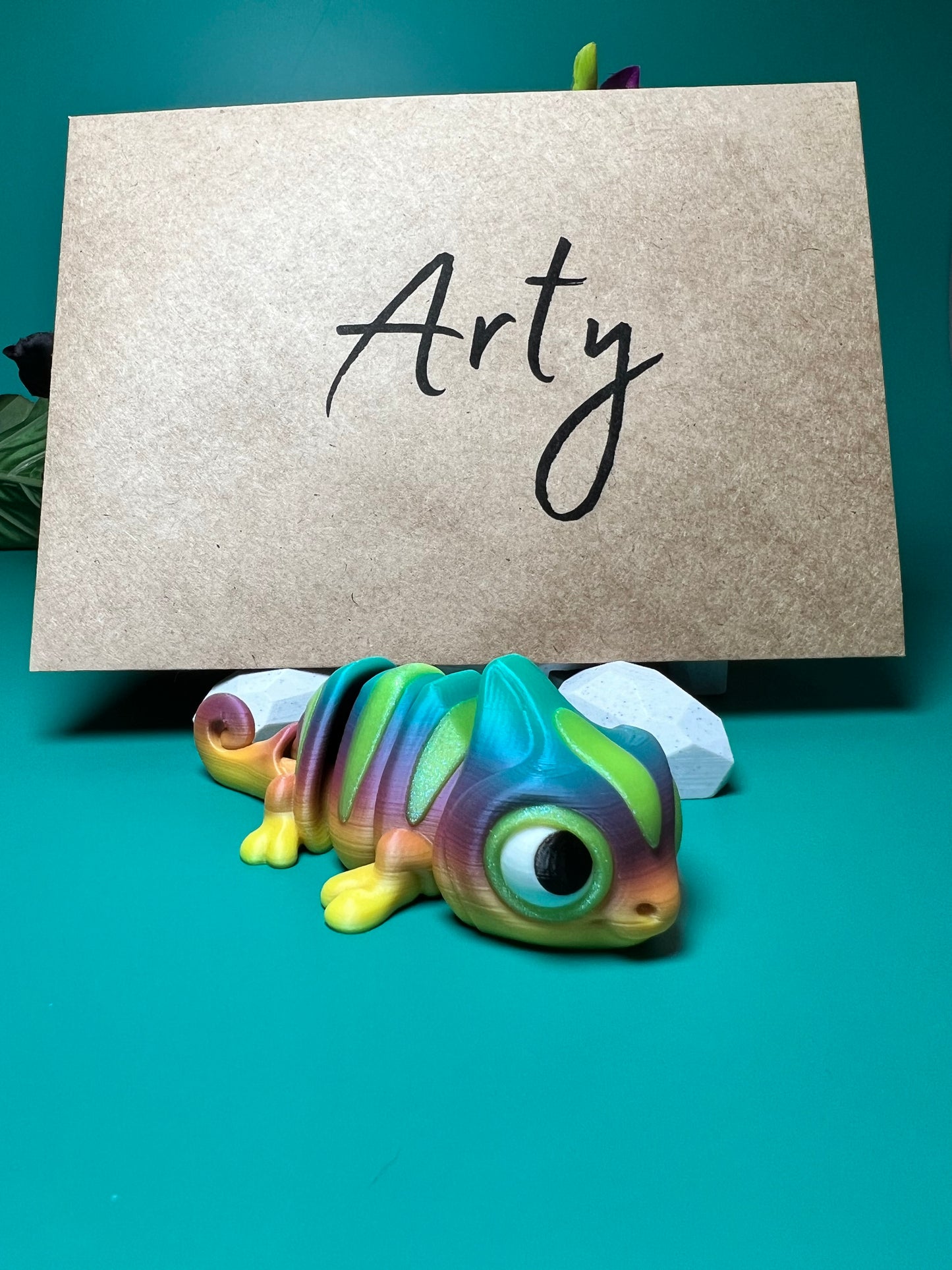 Arty - The Rainbow Chameleon - Mythical Pets