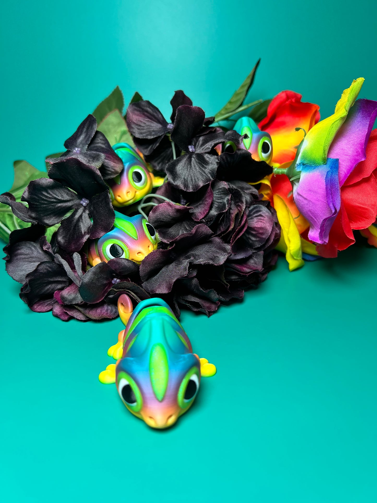 Arty - The Rainbow Chameleon - Mythical Pets