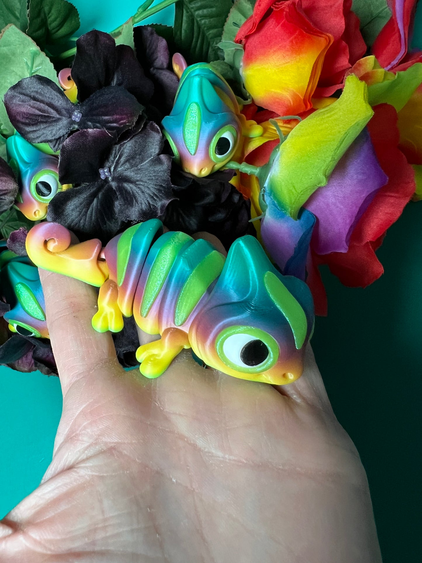 Arty - The Rainbow Chameleon - Mythical Pets