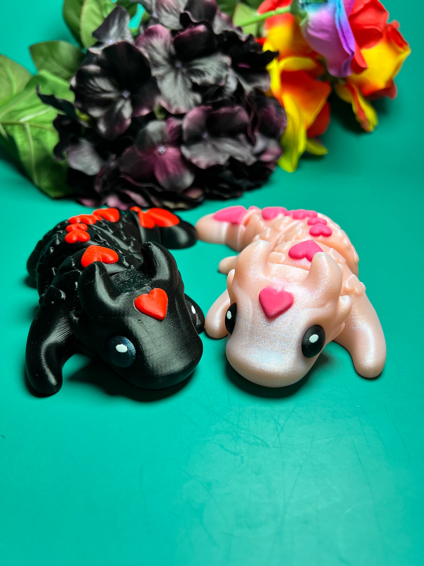 Aphrodite and Hephaestus - The Love Dragons - Mythical Pets