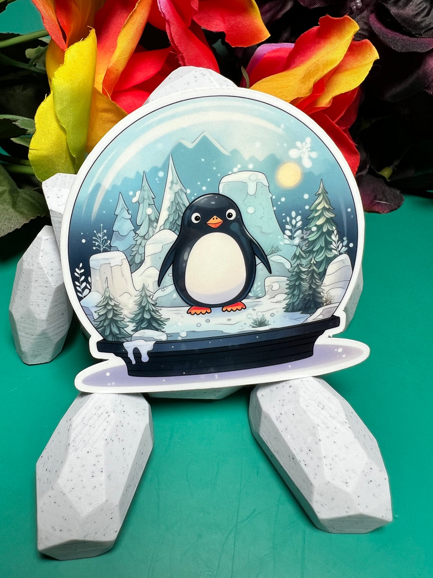 Snowglobe Stickers - Die Cut