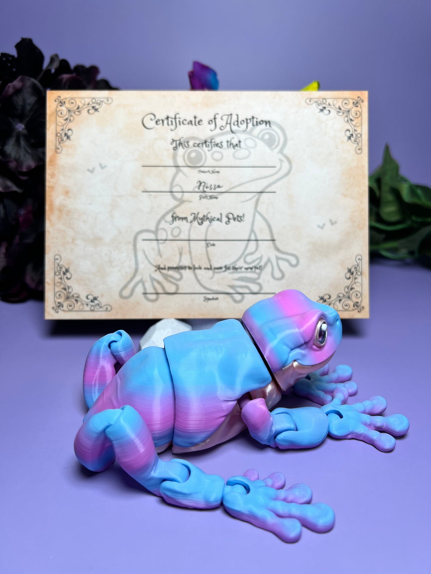 Nissa - The Fae Frog - Mythical Pets