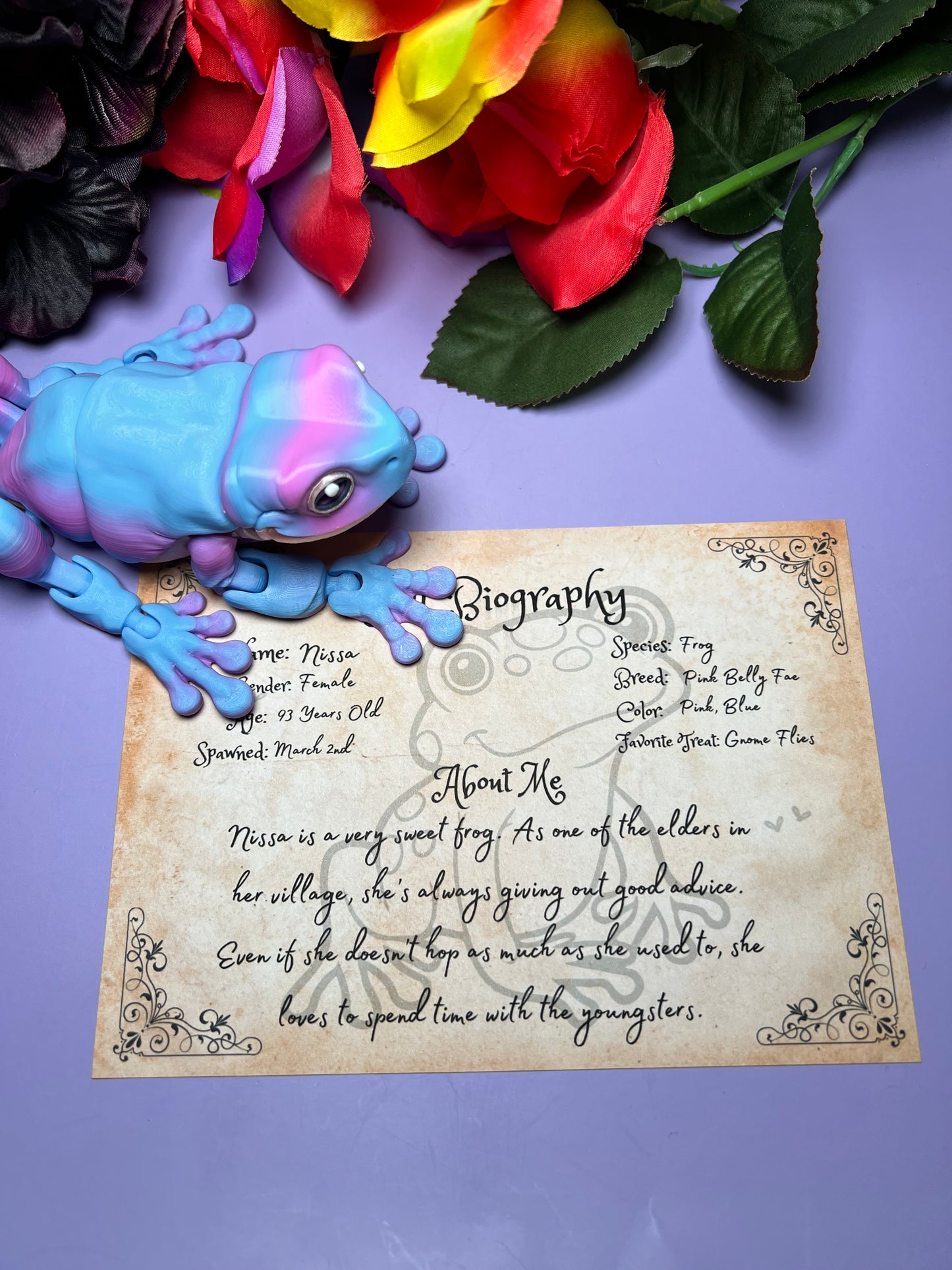 Nissa - The Fae Frog - Mythical Pets