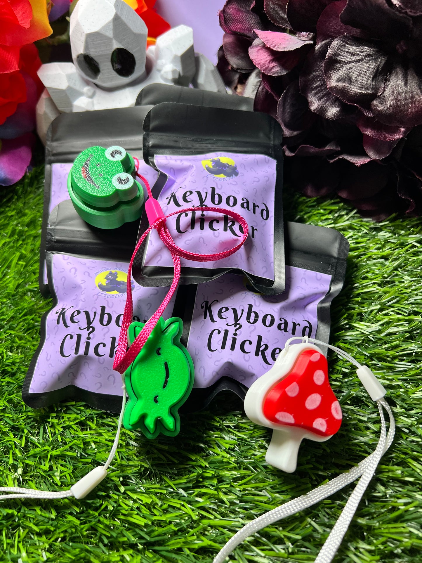Mystery Keyboard Fidget Clicker - Holiday Edition Available