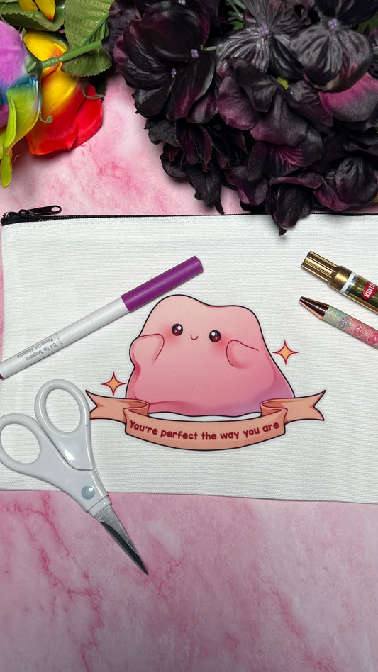 You're Perfect Ditto - Zipper Canvas Bag