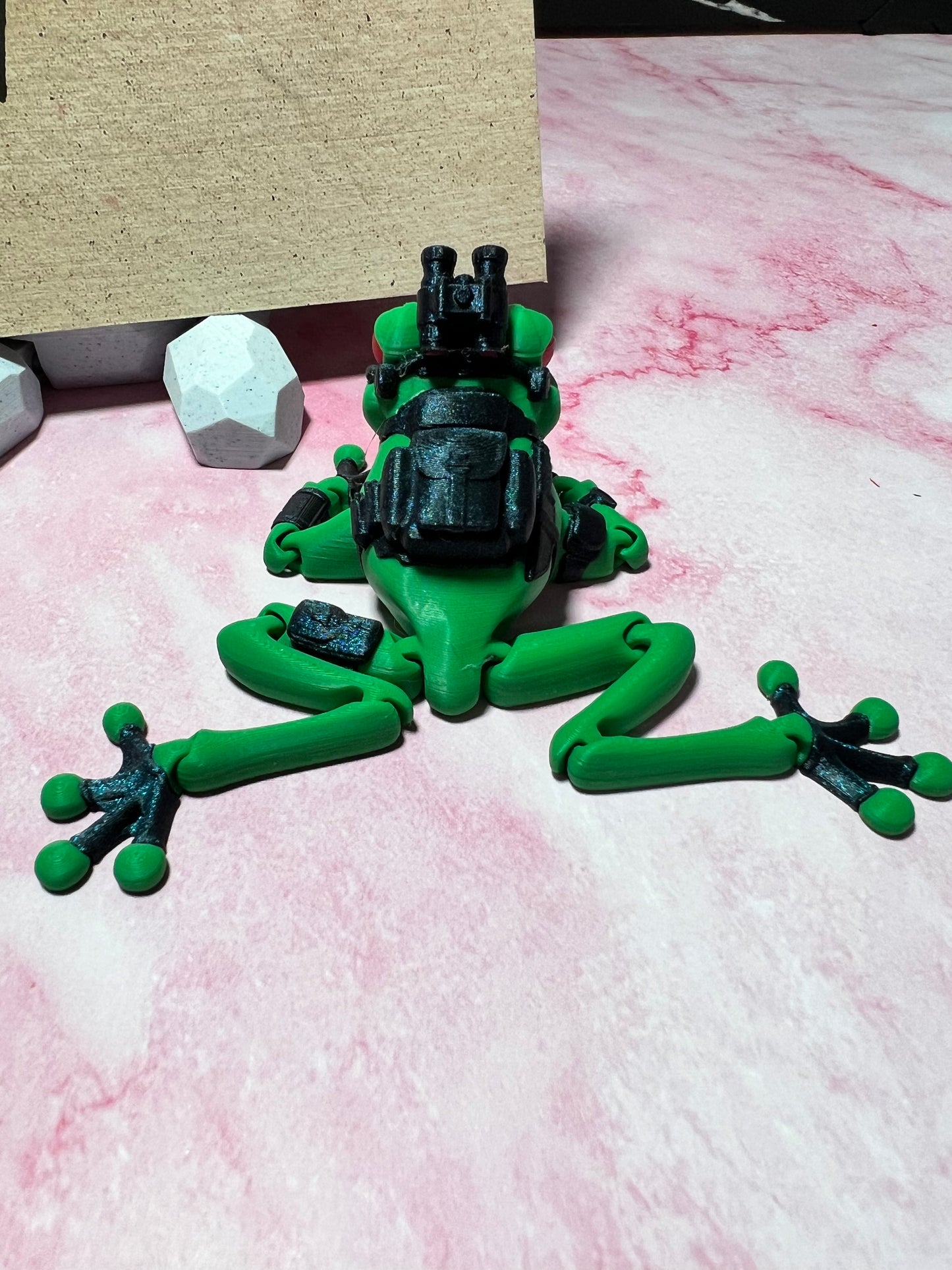 Commander Shepherd - The Special Ops Frog - Mythical Pets