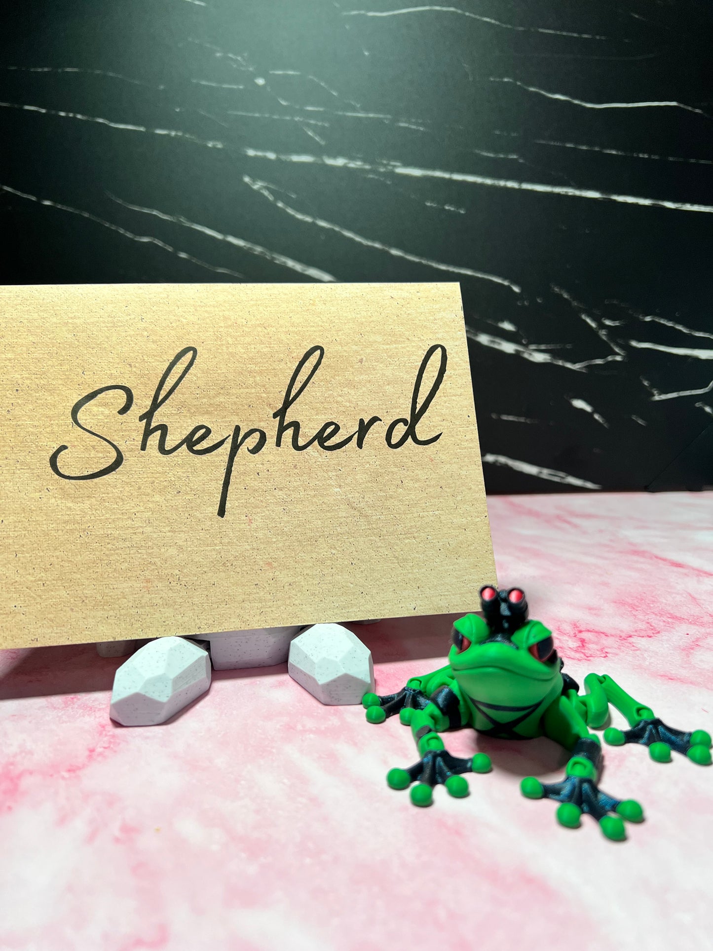 Commander Shepherd - The Special Ops Frog - Mythical Pets