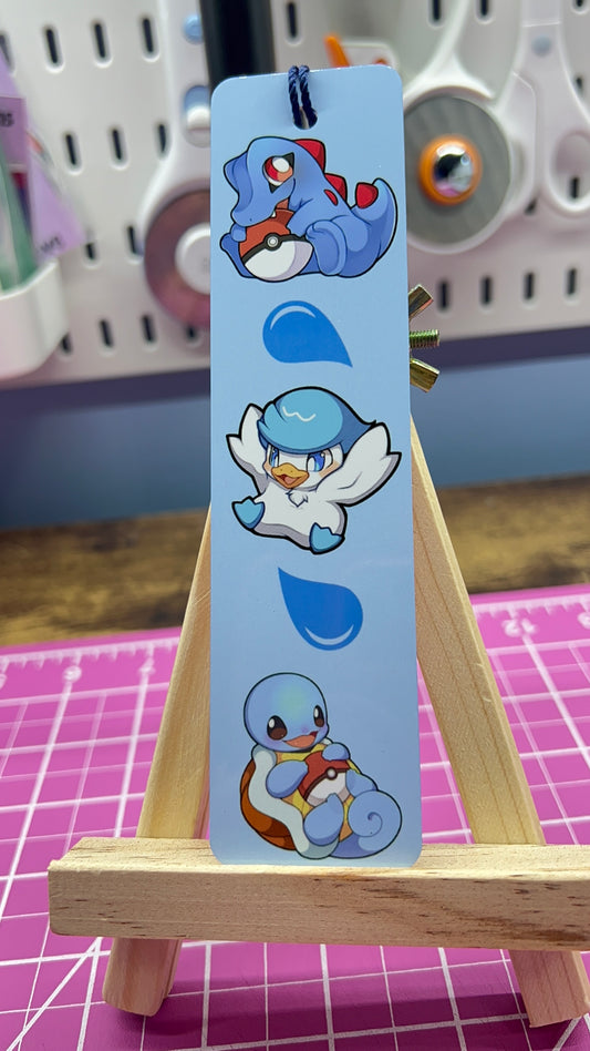 Water Type Metal Bookmark - Sublimated