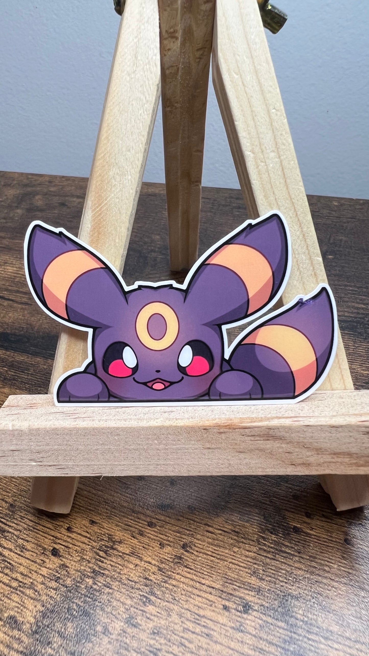 Peeker Umbreon - Die Cut Sticker