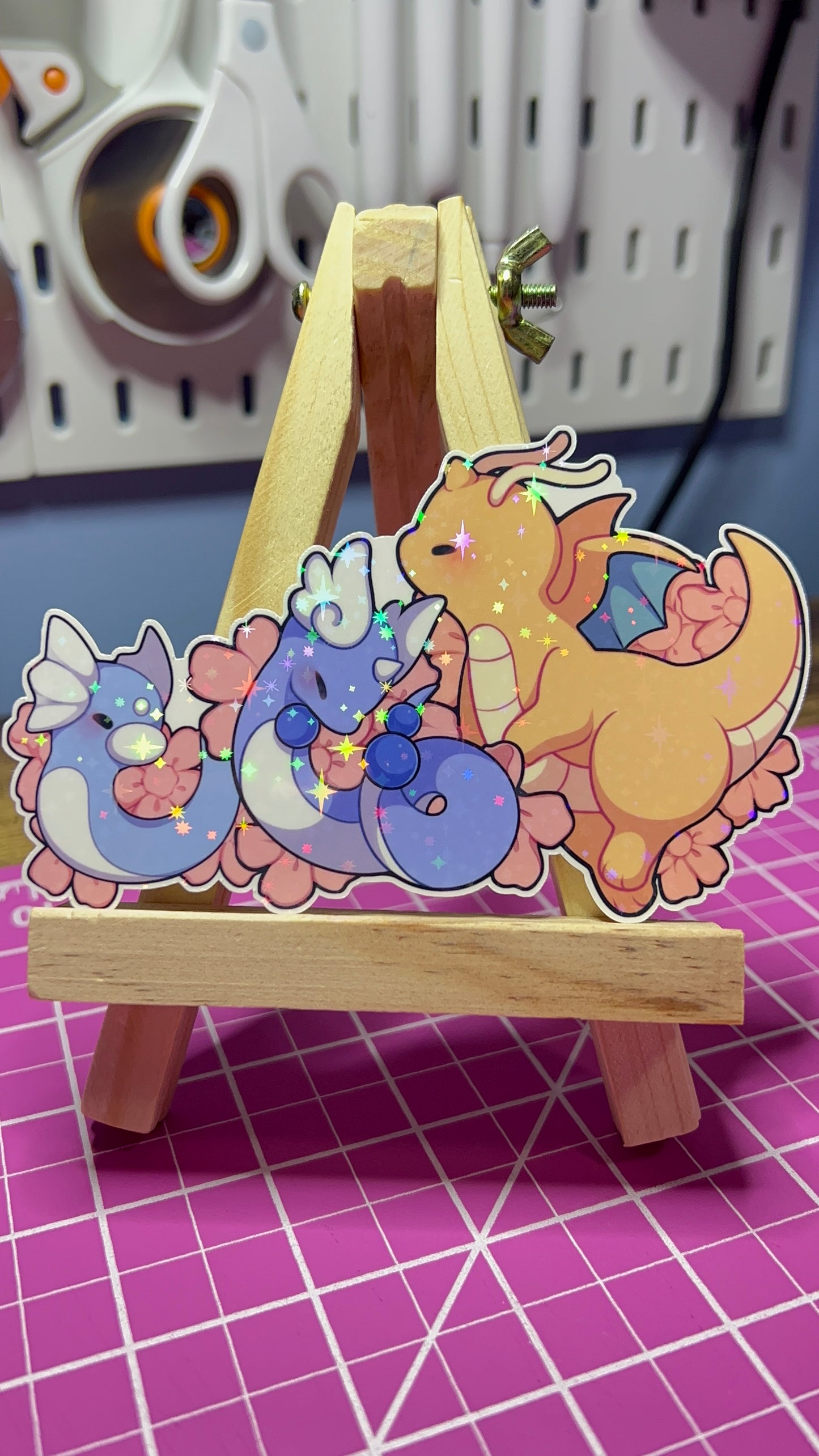 Dratini Evolutions Sticker - Banner - Die Cut