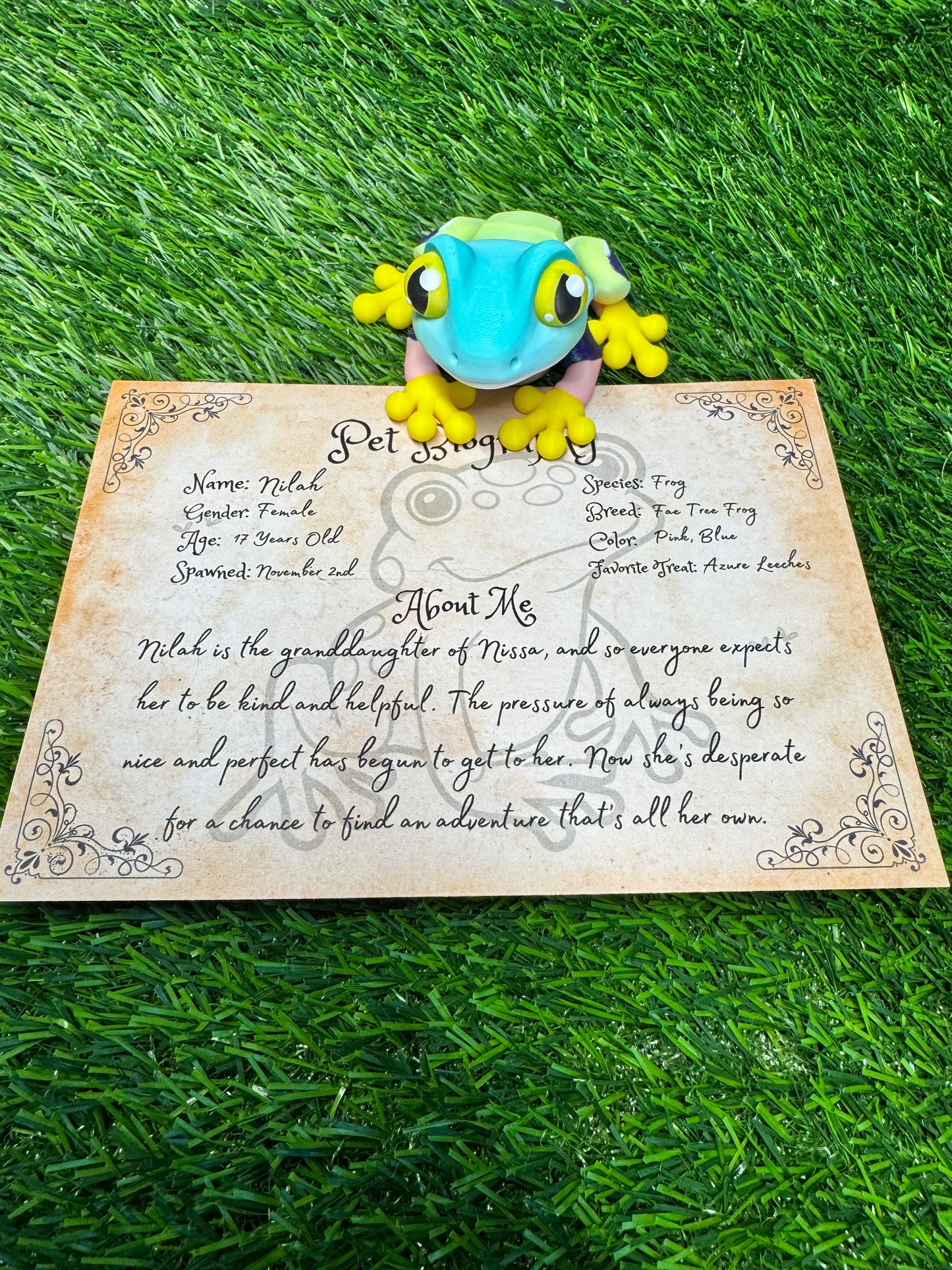 Nilah - The Fae Frog - Mythical Pets