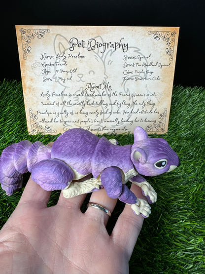 Lady Penelope - The Fae Squirrel - Mythical Pets
