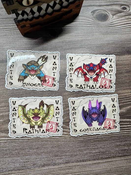 Monster Guild Tickets - Stickers - Die Cut