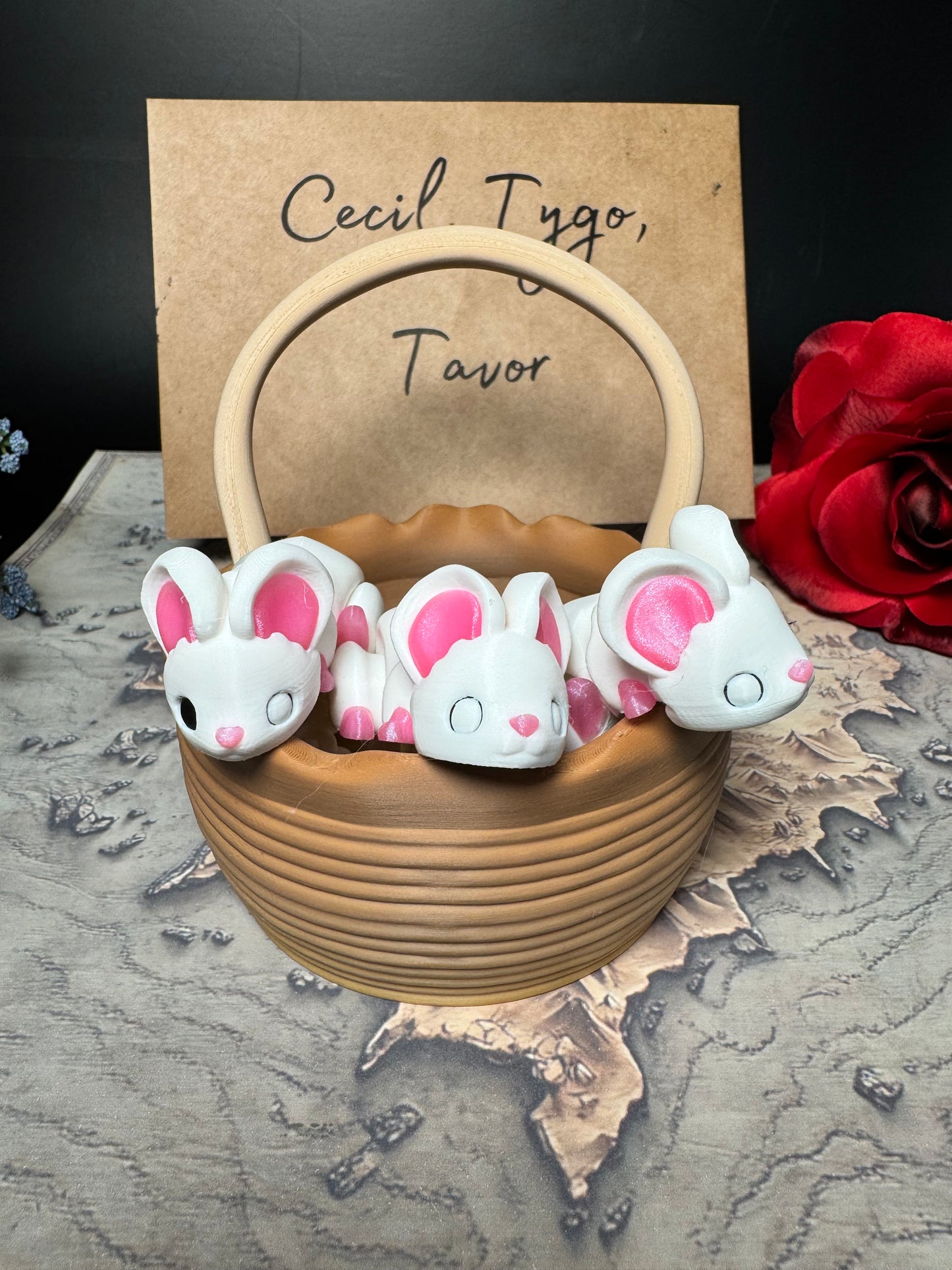 Cecil, Tygo, and Tavor - The Three Blind Mice - Mythical Pets