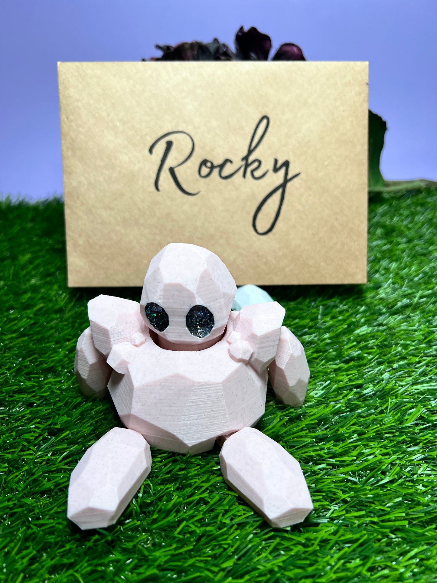 Rocky - The Rose Quartz Golem - Mythical Pets