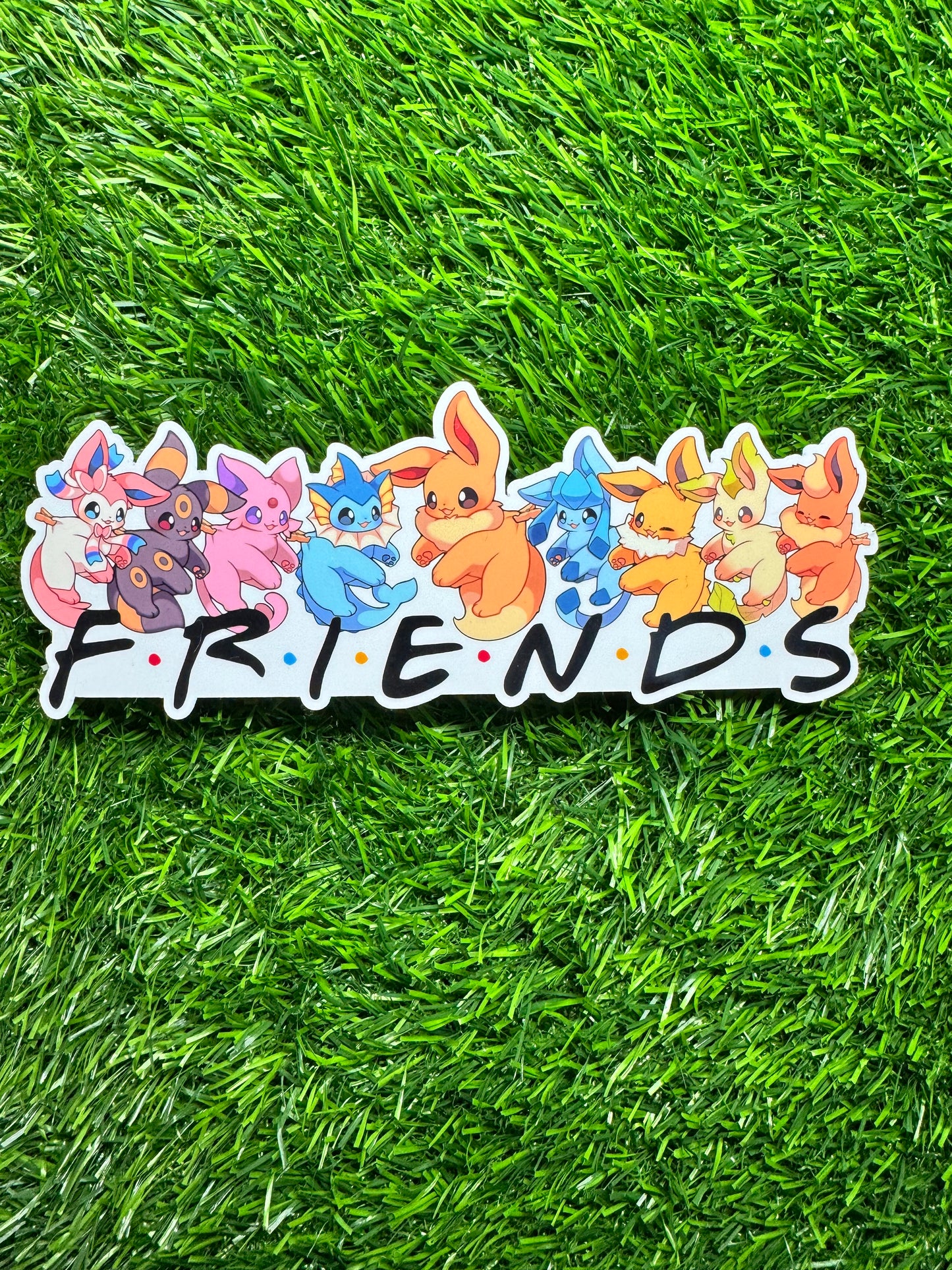 Friends - Eeveelutions Banner - Die Cut