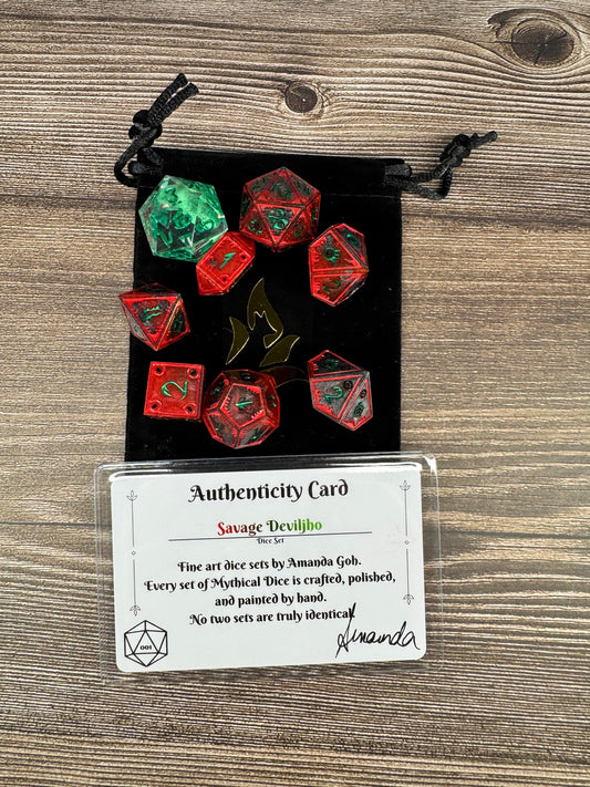 **PREORDER**Savage Deviljho - Standard Set - Fine Art Dice