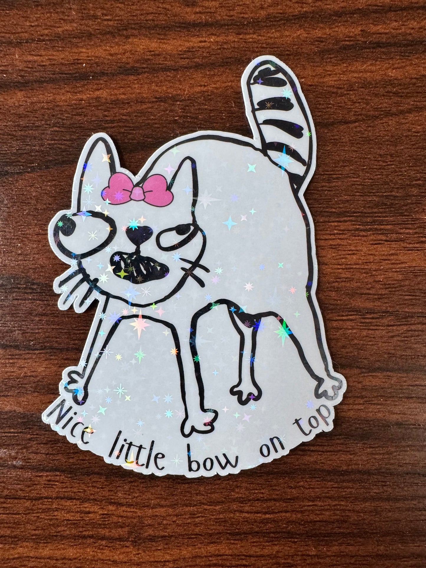 Nice Little Bow on Top - Die Cut