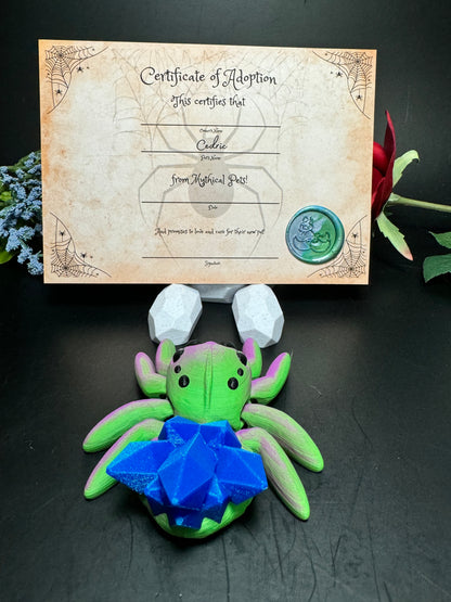 Cedric - The Crystal Spider - Mythical Pets