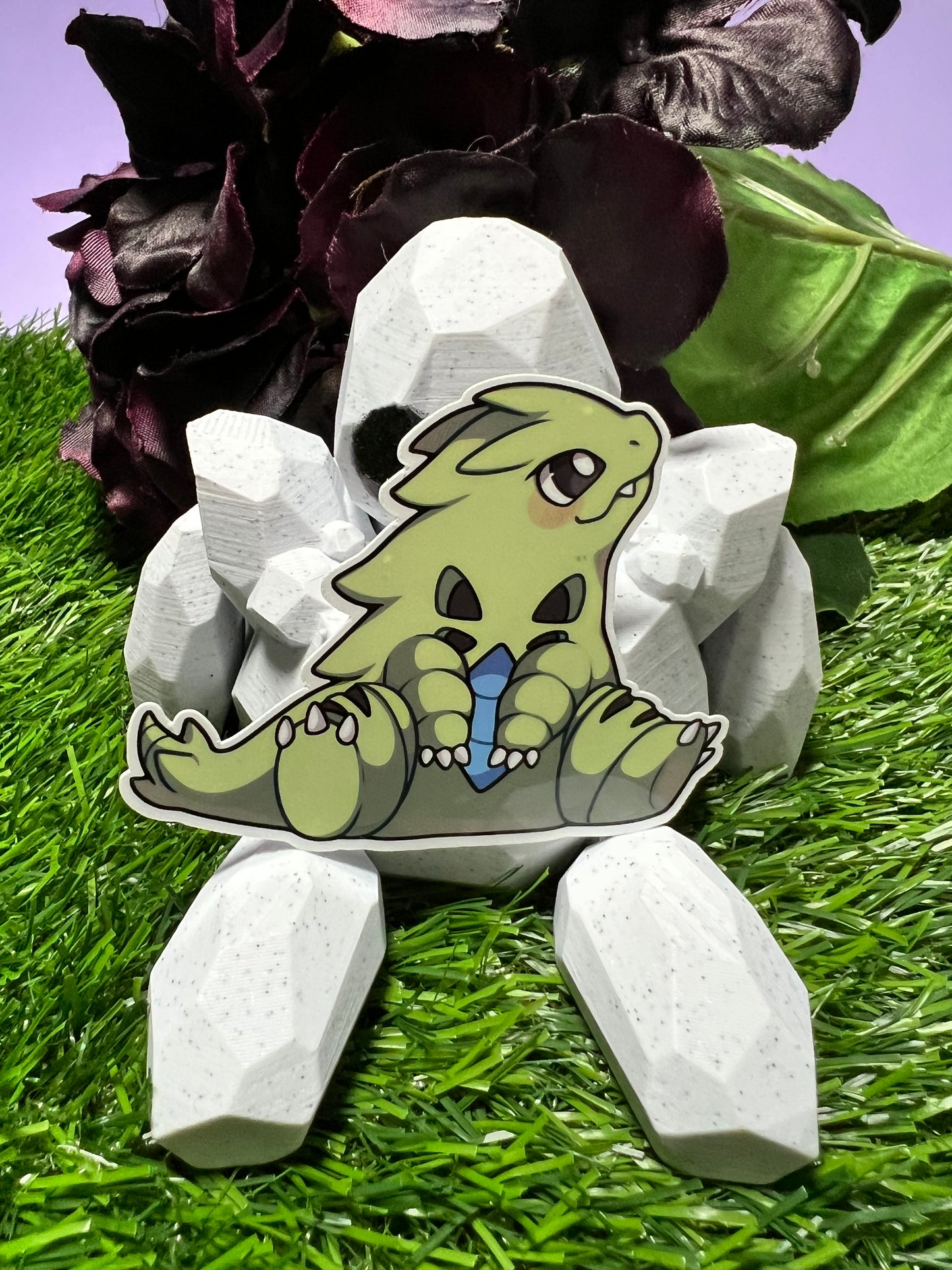 Cute Tyranitar Sticker - Die Cut