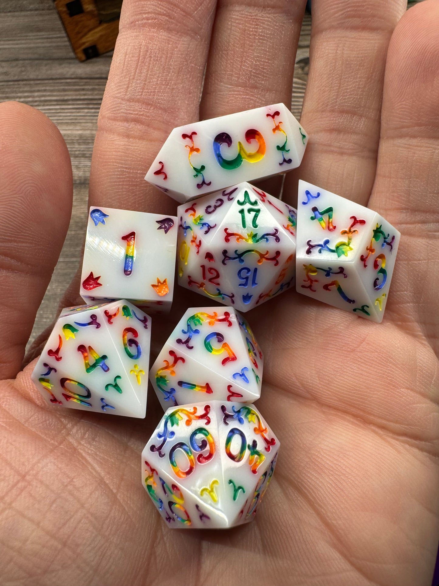 **PRE-ORDER** Elegant Pride - Standard Set - Fine Art Dice
