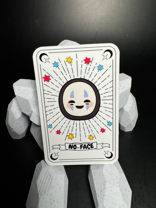 No-Face Tarot Card - Die Cut