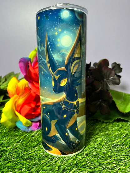 Anubis - 20oz Skinny Stainless Steel Tumbler - Double Wall - Sublimated