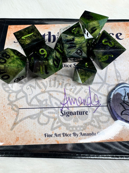 Rathian - Standard Set - Fine Art Dice