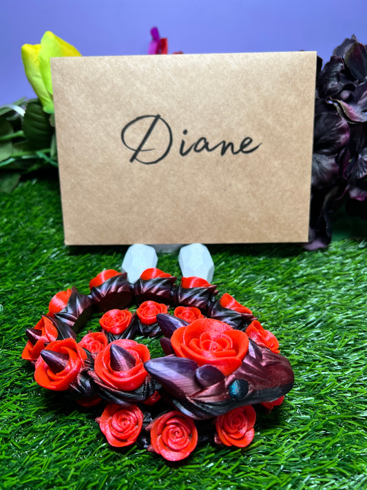 Diane - The Red Rose Snake - Mythical Pets