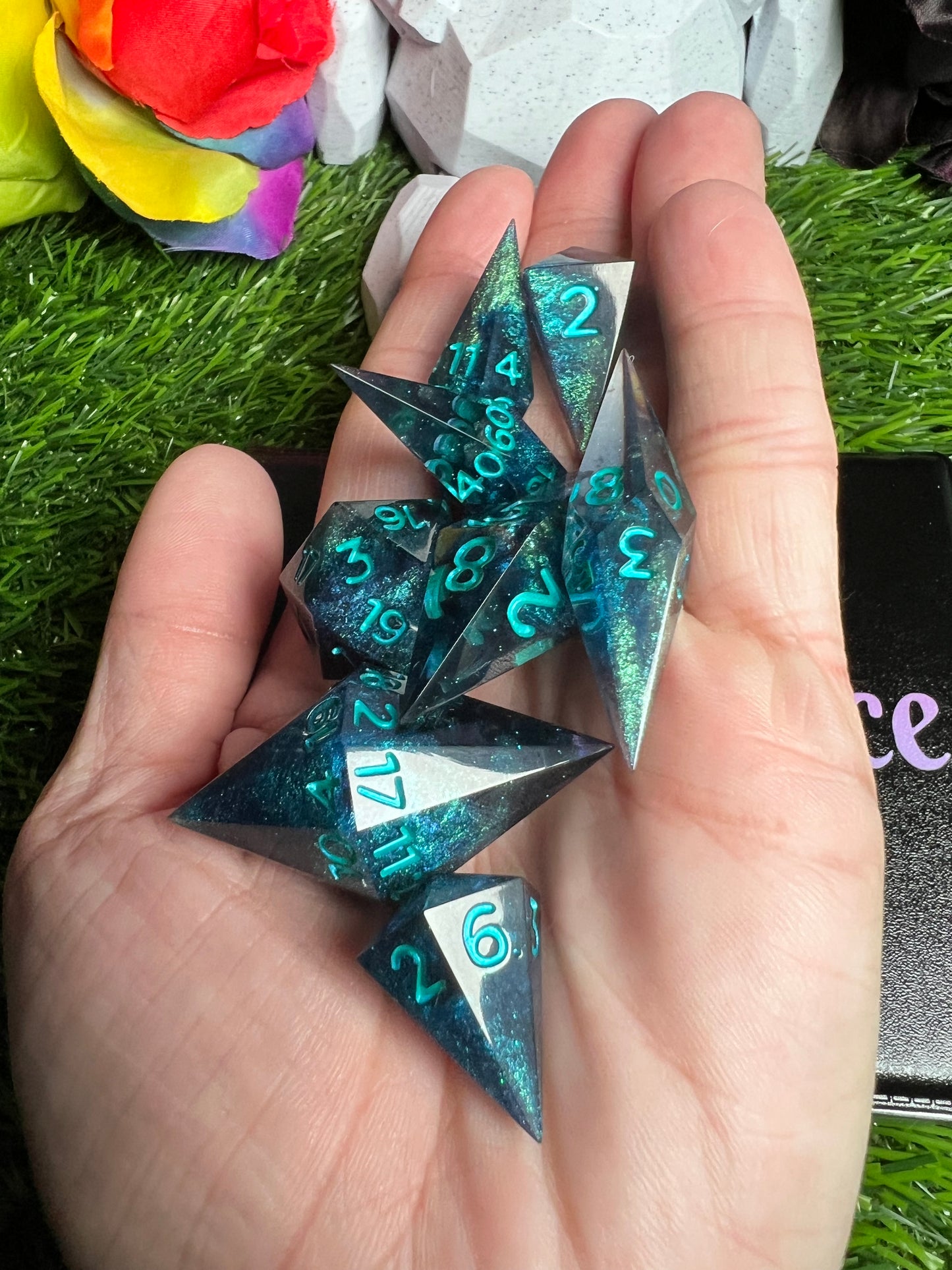 Chaotic Abyss - 8 Set Dice  - Fine Art Dice