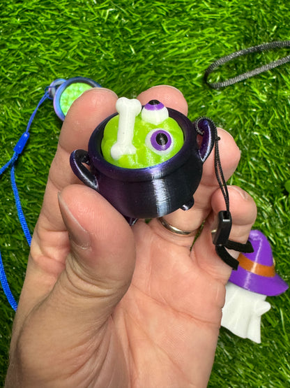 Fidget Clickers - Spooky Set - Frog, Ghost, Cauldron