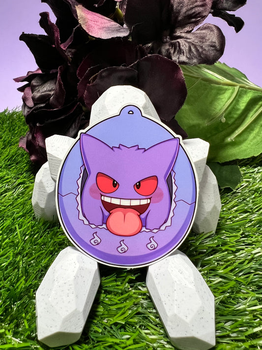 Gengar Tamagotchi Sticker - Die Cut