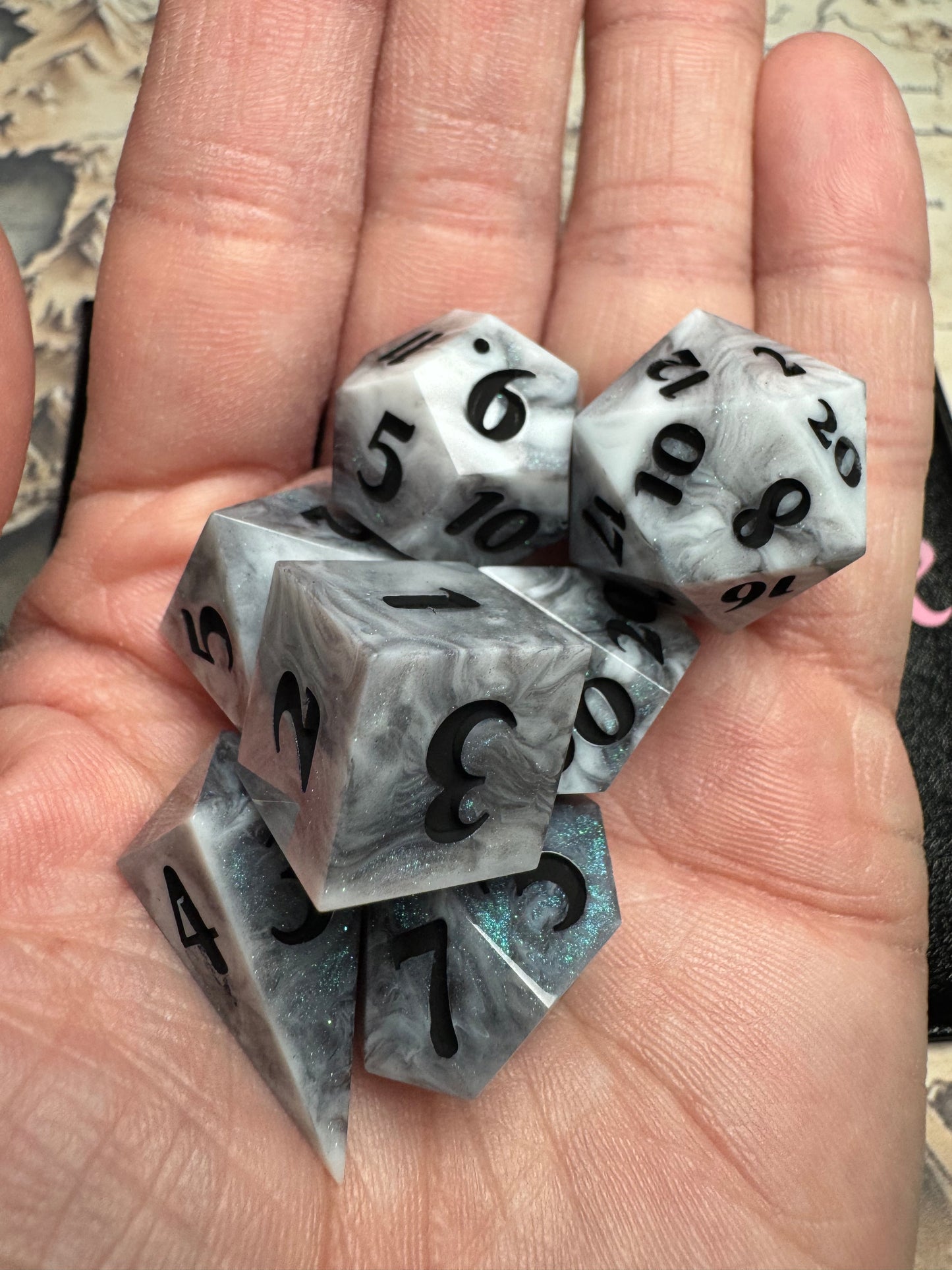 Fallen Hero - Standard Set - Fine Art Dice