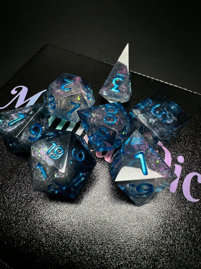 Nebula - Standard 7 Set Dice  - Fine Art Dice