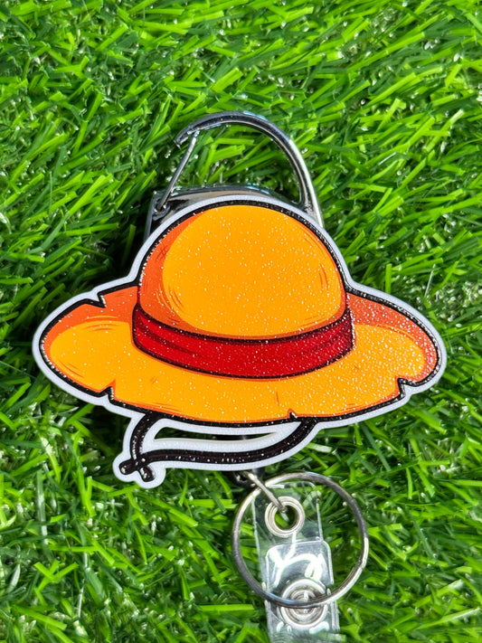 Popswap - Straw Hat - Attachment/Badge Reel