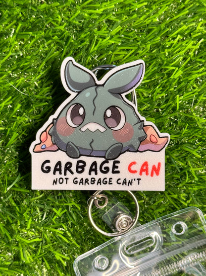 Popswap - Garbage Can Not Can't Trubbish - Attachment/Badge Reel