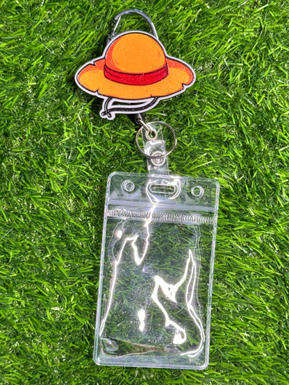Popswap - Straw Hat - Attachment/Badge Reel