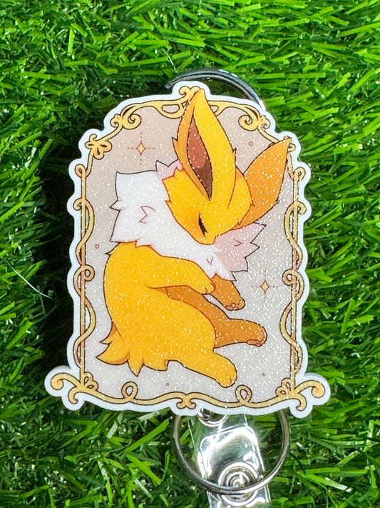 Popswap - Elegant Jolteon - Attachment/Badge Reel