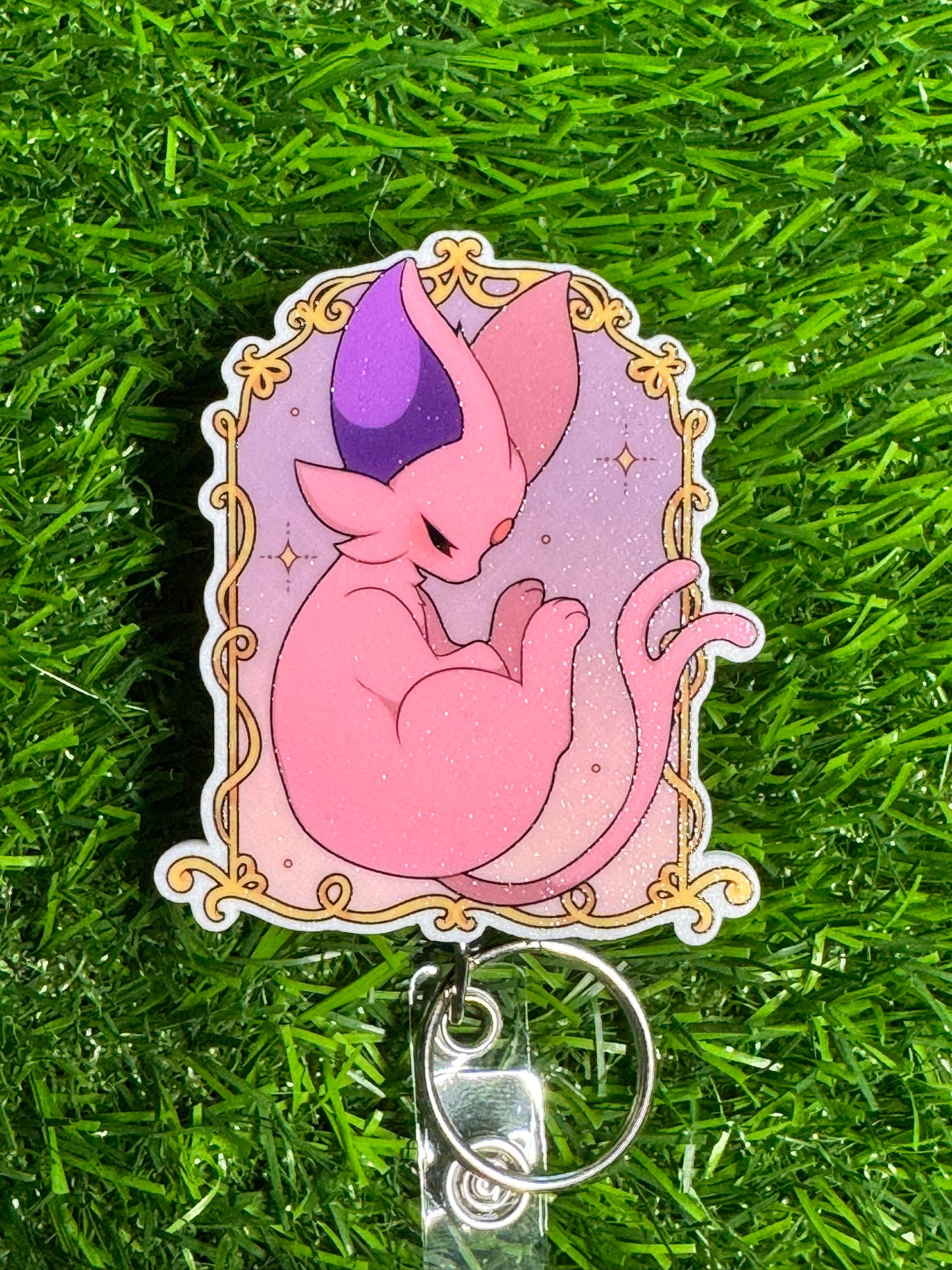 Popswap - Elegant Espeon - Attachment/Badge Reel